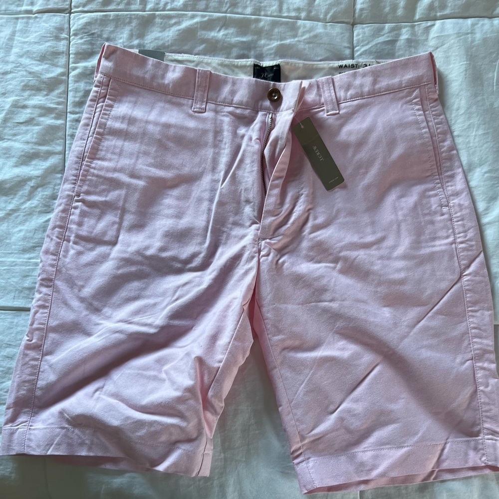 Pink Jcrew Shorts with Tags New (31 waist, inseam: 10 ½)